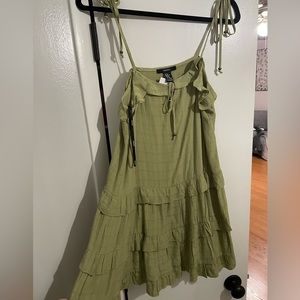 Forever21 olive green dress